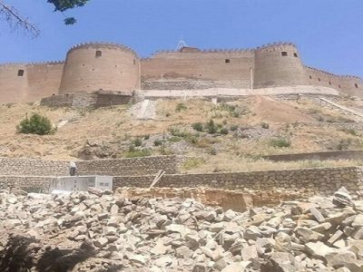 آغاز عملیات احیای دیوار هزارساله «دوازده‌برجی» خرم‌آباد