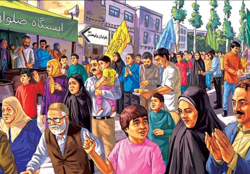 برپایی مهمانی ۲۴ کیلومتری غدیر ‌در لرستان‌