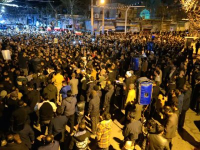 قیام مردم انقلابی شهرستان سلسله و طنین شعار مرگ برآمریکا ، مرگ بر اسرائیل به خونخواهی رهبر شهید